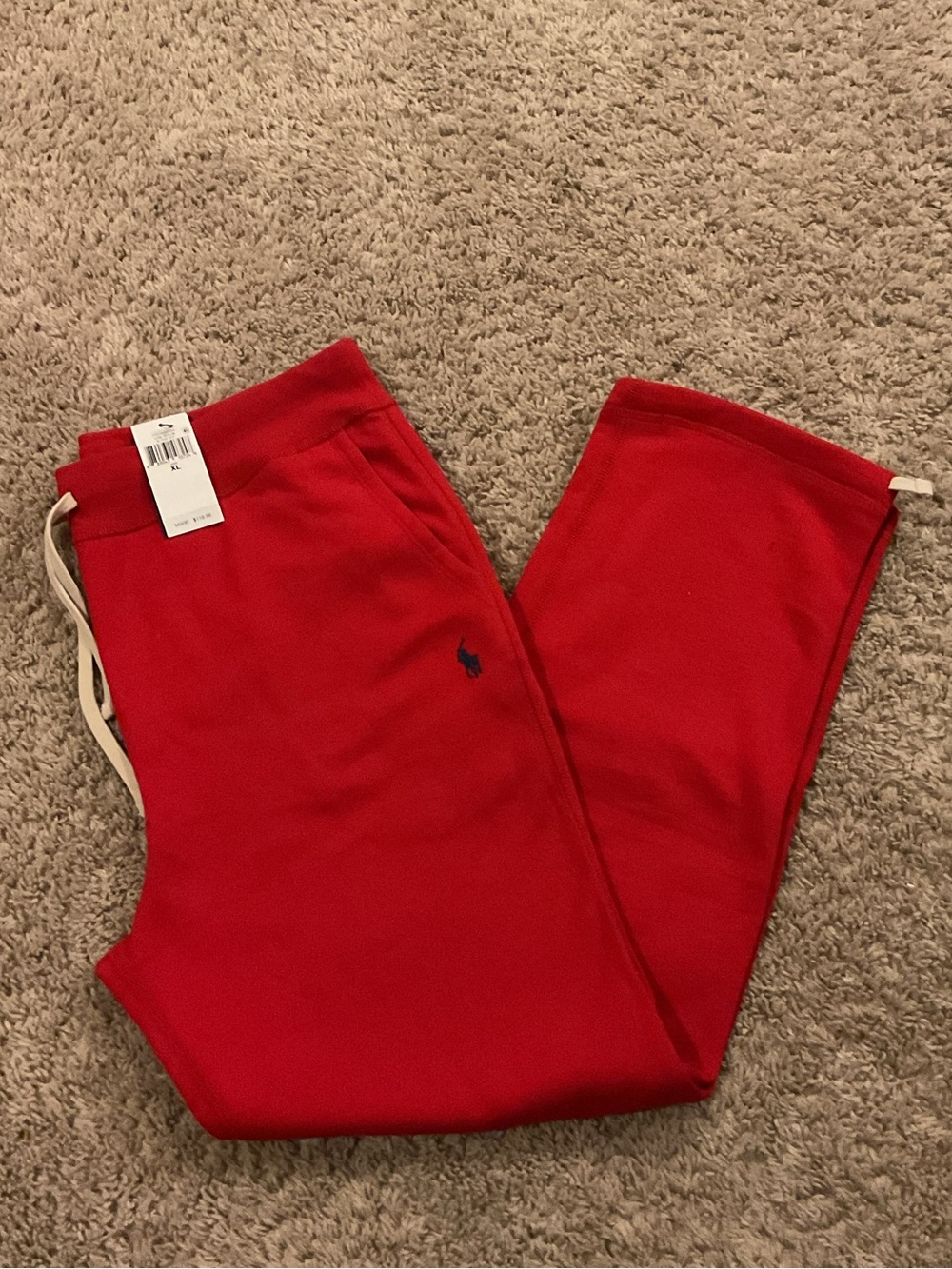 Polo by Ralph Lauren Red Men’s Knit Joggers